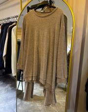 ceremony yün işlemeli takım camel