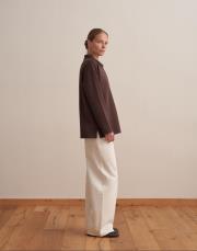 kk design polo yaka sweatshirt kahve 2