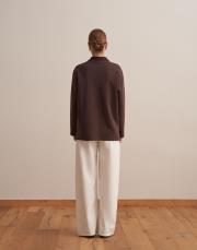 kk design polo yaka sweatshirt kahve 3