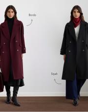 kadriye baştürk kruvaze yaka apolet detaylı kaşe kaban siyah 6