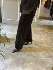 lissmore önü çıt çıt ve fermuar detaylı takım kahve 4