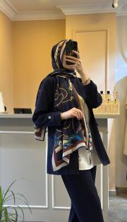 wennora lustre collection ( yün ipek ) lacivert 4