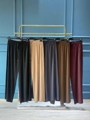 sentez doha yanı nervürlü pantolon lacivert