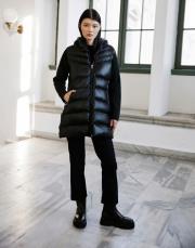 womanıa monaco kısa mont siyah