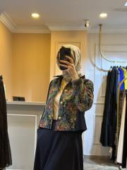 ghisa desenli etekli rahat takım lacivert 2