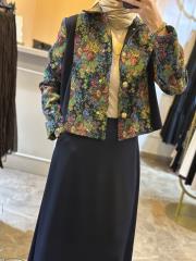 ghisa desenli etekli rahat takım lacivert 4