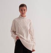 saç örgü triko kazak taş