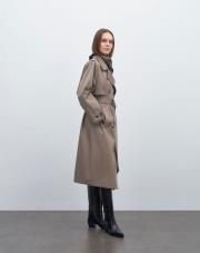 vatkalı koton trençkot haki 2