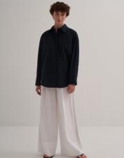 basic koton gömlek lacivert