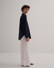 basic koton gömlek lacivert 3