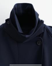 klasik koton trençkot lacivert 7