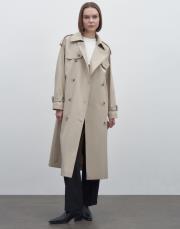 klasik koton trençkot bej 3