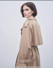 klasik koton trençkot camel 3